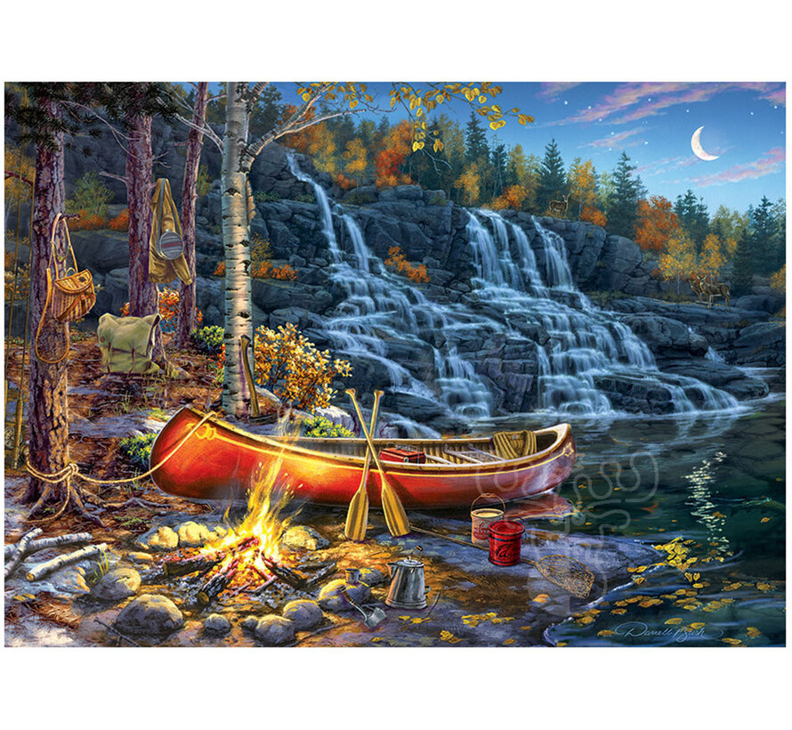 Cobble Hill Waterfall Camp Puzzle 1000pcs