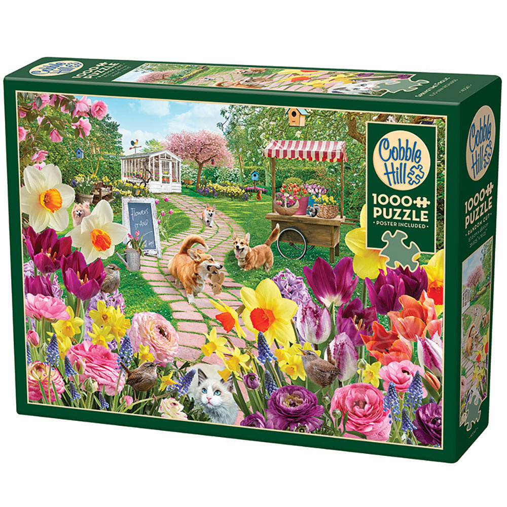 Cobble Hill Springtime Frolic Puzzle 1000pcs Puzzles Canada
