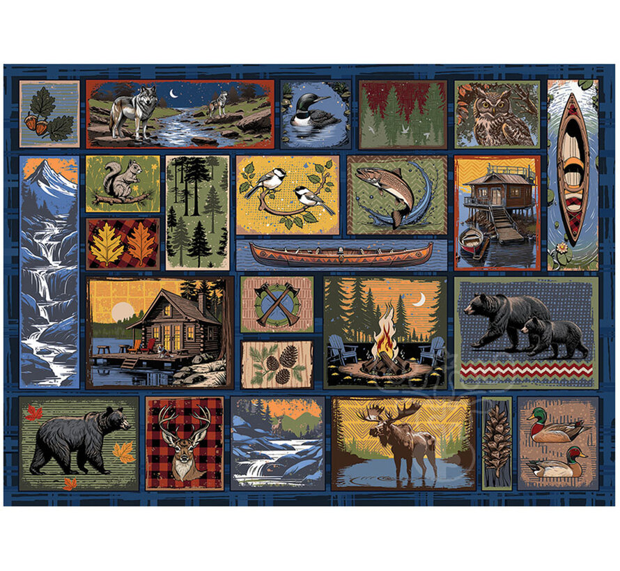 Cobble Hill Woodcraft Puzzle 1000pcs