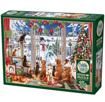 Cobble Hill Puzzles Cobble Hill Christmas Visitors Puzzle 1000pcs