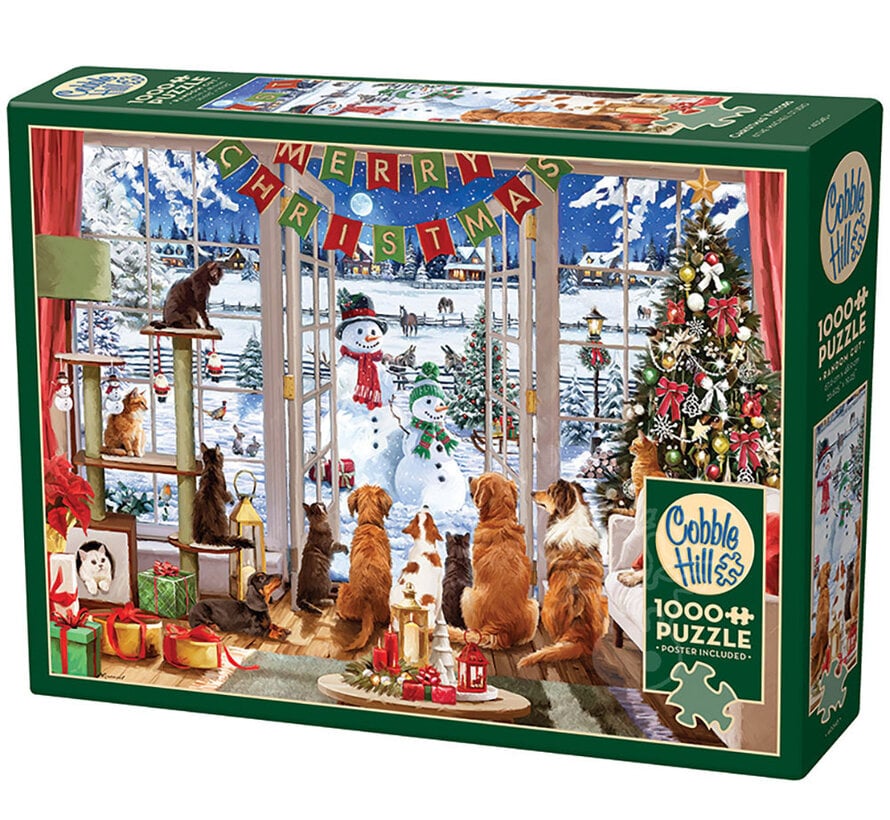 Cobble Hill Christmas Visitors Puzzle 1000pcs