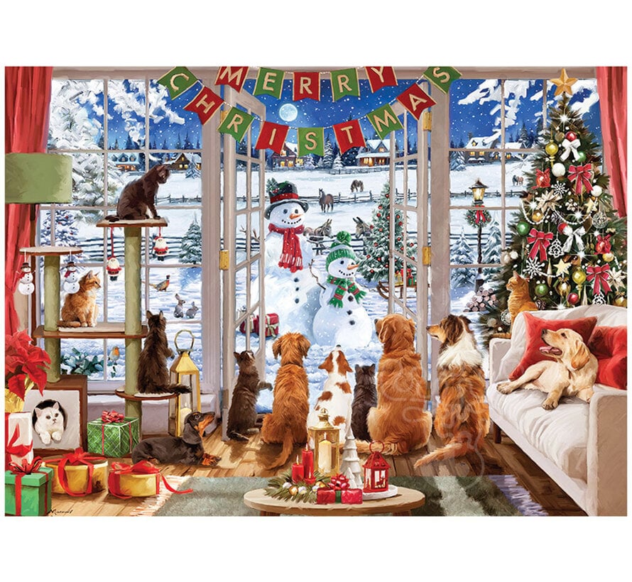 Cobble Hill Christmas Visitors Puzzle 1000pcs