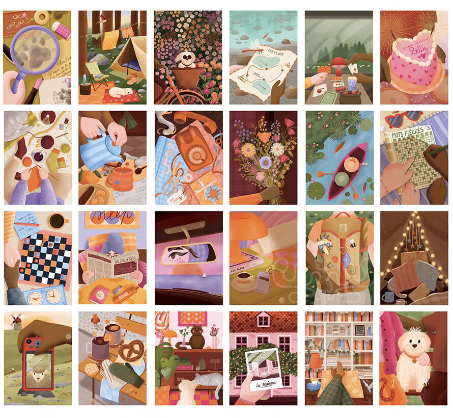 Trevell Petites Histoires d'Amour Puzzle 24 x 99pcs