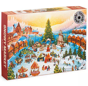Trevell Puzzle Trevell Snowy Market Puzzle 1000pcs