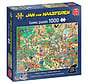 Jumbo Jan van Haasteren - Flutterly Fabulous Puzzle 1000pcs