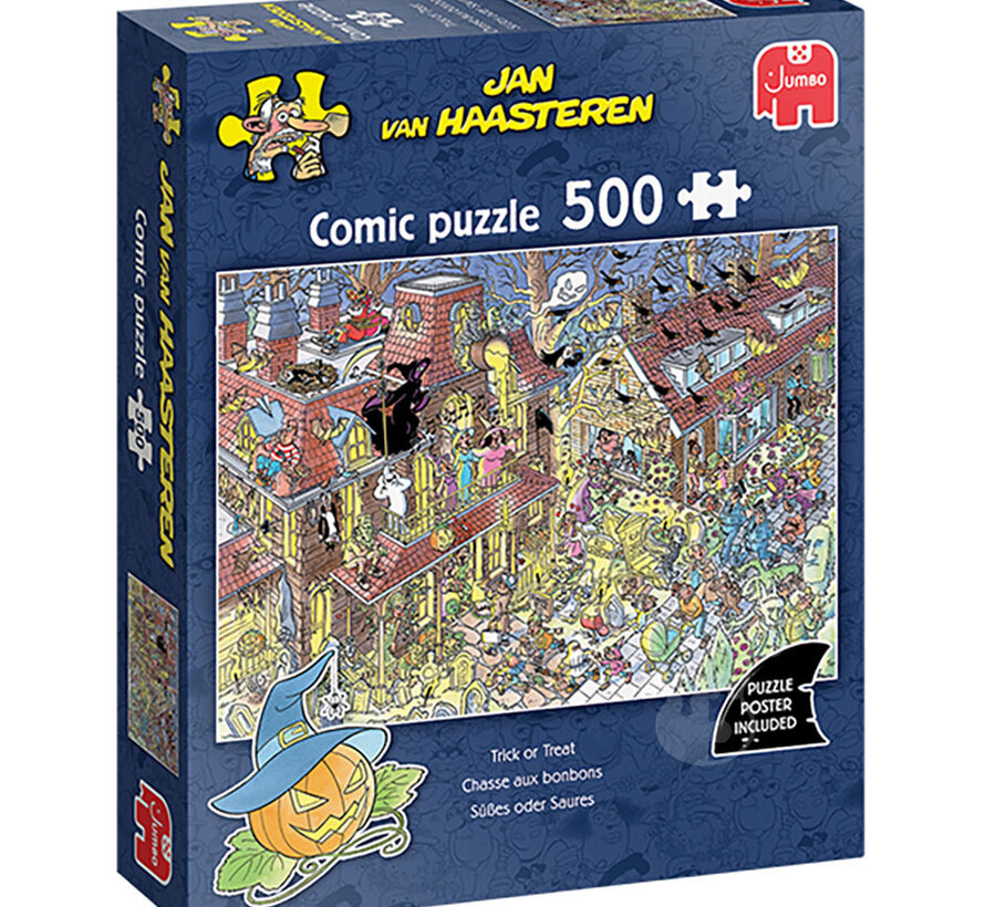 Jumbo Jan van Haasteren - Trick or Treat Puzzle 500pcs