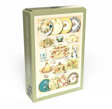 Penny Puzzle Penny Puzzle Dinner and Dessert China Mini Puzzle 99pcs