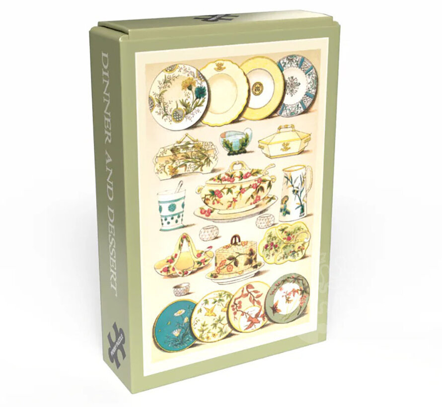 Penny Puzzle Dinner and Dessert China Mini Puzzle 99pcs