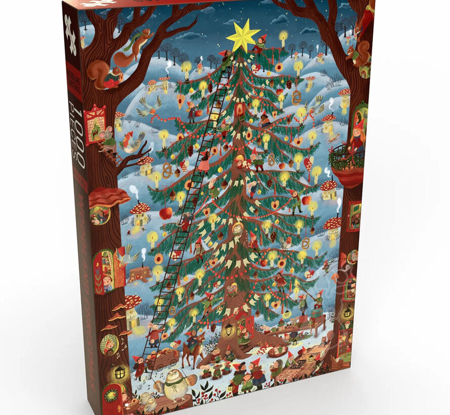 Penny Puzzle Woodland Christmas Puzzle 1000pcs