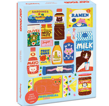 Happily Happily Cat Food Puzzle 1000pcs