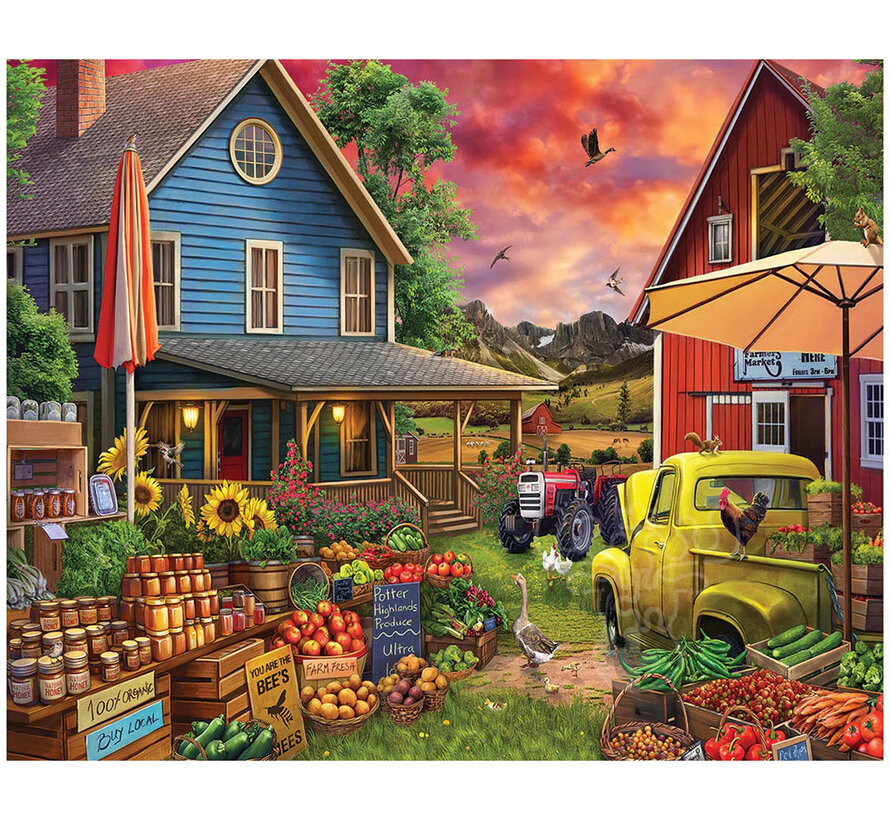 White Mountain Honey Farm Puzzle 1000pcs