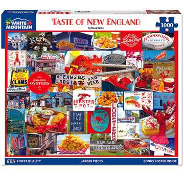 White Mountain White Mountain Taste Of New England Puzzle 1000pcs