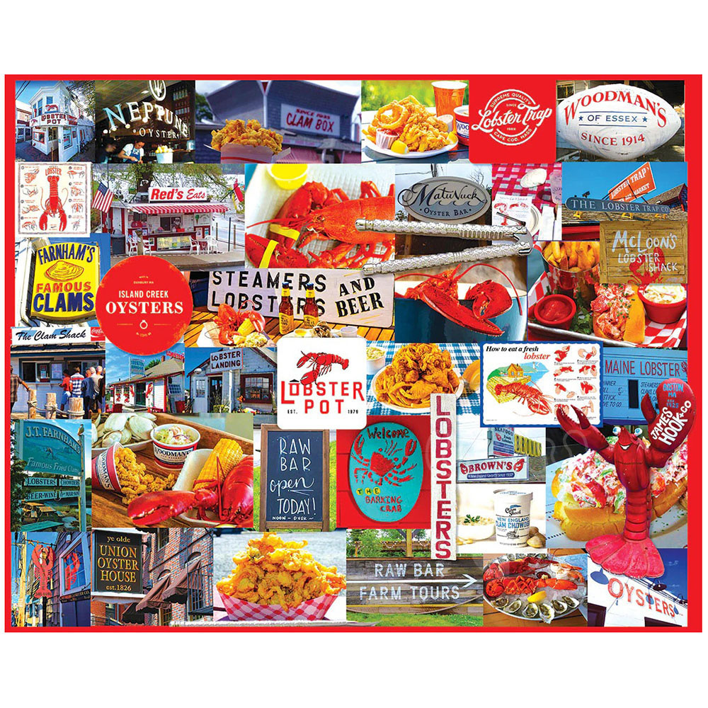 White Mountain Taste Of New England Puzzle 1000pcs - Puzzles Canada