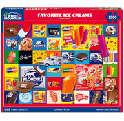 White Mountain White Mountain Favorite Ice Creams Puzzle 1000pcs