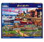 White Mountain Boat Harbor Puzzle 1000pcs