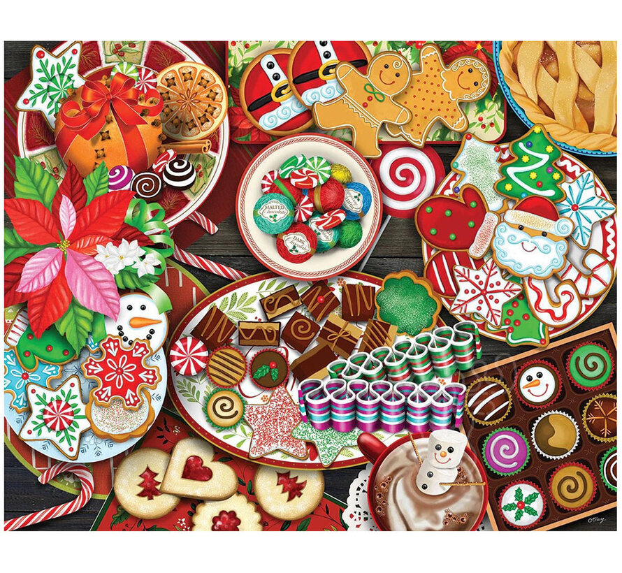 White Mountain Christmas Goodies Puzzle 1000pcs