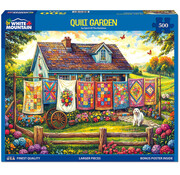 White Mountain White Mountain Quilt Garden Puzzle 500pcs