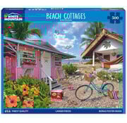 White Mountain White Mountain Beach Cottages Puzzle 500pcs