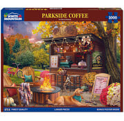 White Mountain White Mountain  Parkside Coffee  Puzzle 1000pcs