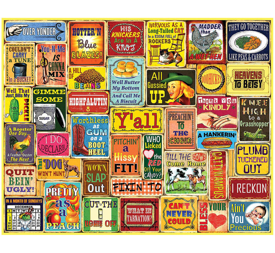 White Mountain  Southern Charm Puzzle 1000pcs