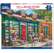 White Mountain White Mountain Best Friends Book Store Puzzle 500pcs