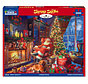 White Mountain Sleepy Santa Puzzle 1000pcs