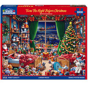 White Mountain White Mountain Twas The Night Before Christmas Puzzle 1000pcs