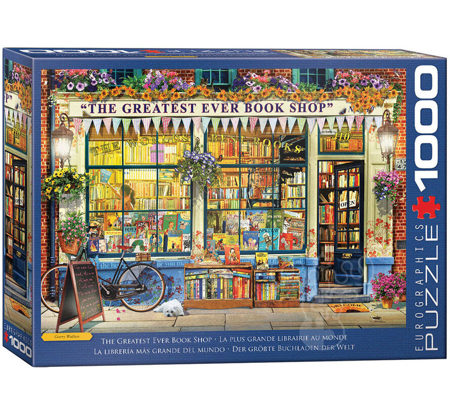 Eurographics Walton: The Greatest Ever Book Shop Puzzle 1000pcs