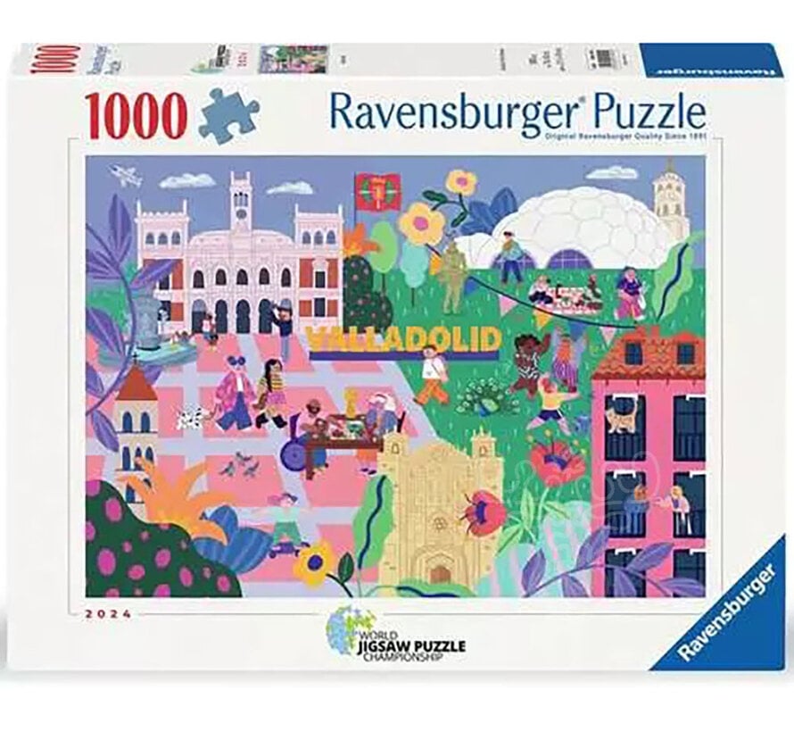 Ravensburger Valladolid Puzzle 1000pcs 2024 World Jigsaw Puzzle Championship
