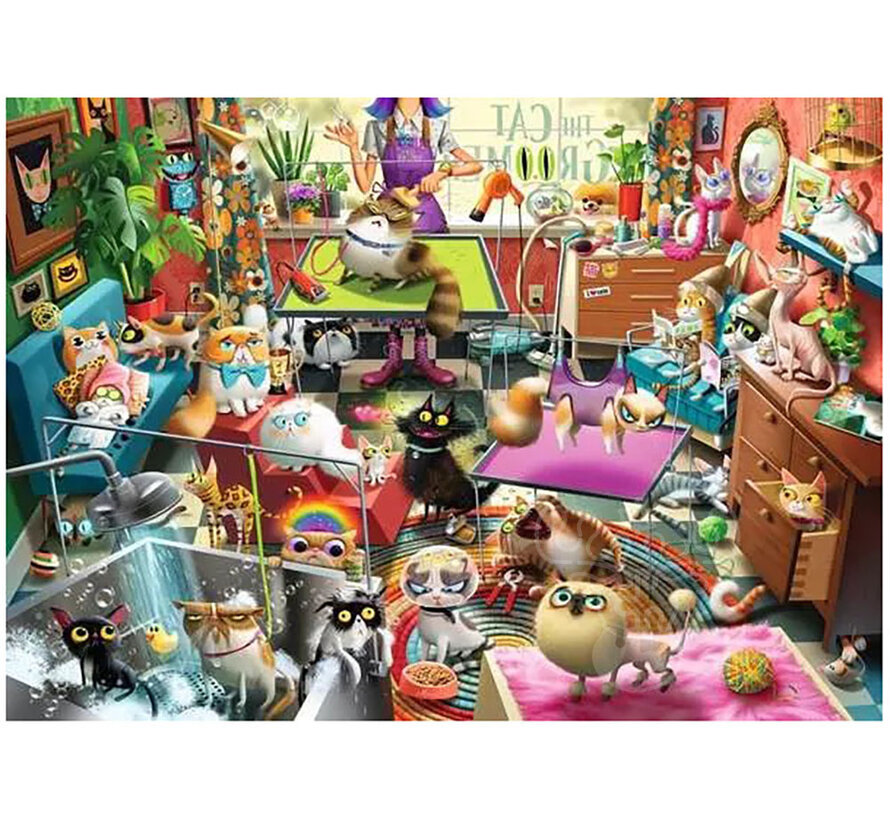 Ravensburger Dean MacAdam: The Cat Groomer Puzzle 1000pcs