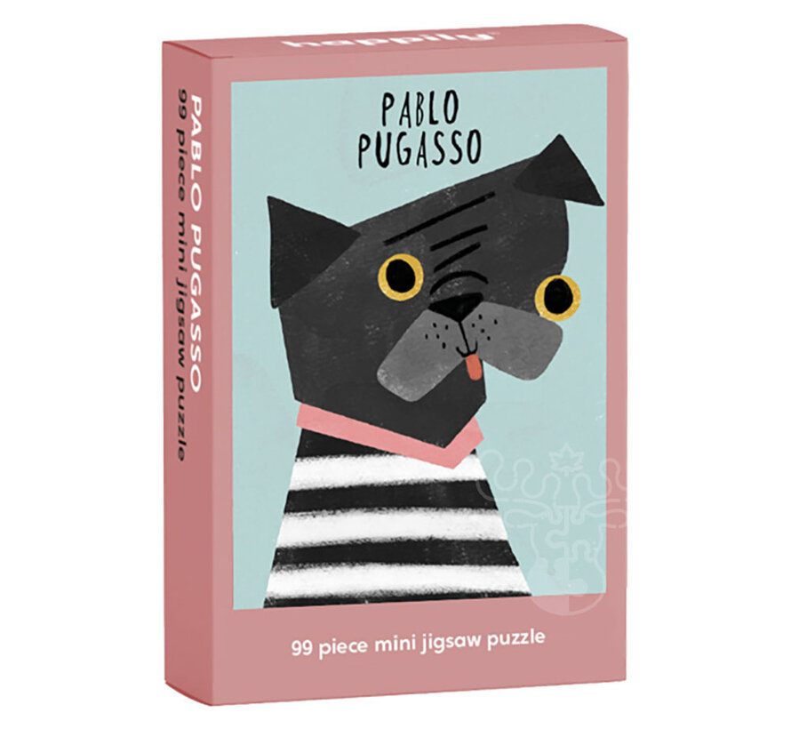 Happily Pablo Pugcasso Puzzle 99pcs