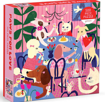 Galison Galison Paws for Love Puzzle 500pcs