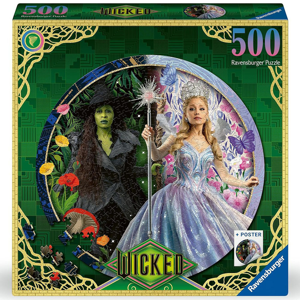 Ravensburger Wicked Act 2 Round Puzzle 500pcs - Puzzles Canada