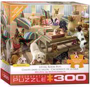 Eurographics Eurographics Giordano: Living Room Pups XL Family Puzzle 300pcs
