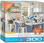 Eurographics Eurographics Giordano: Sloppy Kitten Kitchen XL Family Puzzle 300pcs