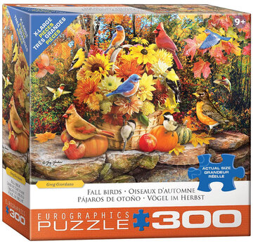 Eurographics Eurographics Giordano: Fall Birds XL Family Puzzle 300pcs