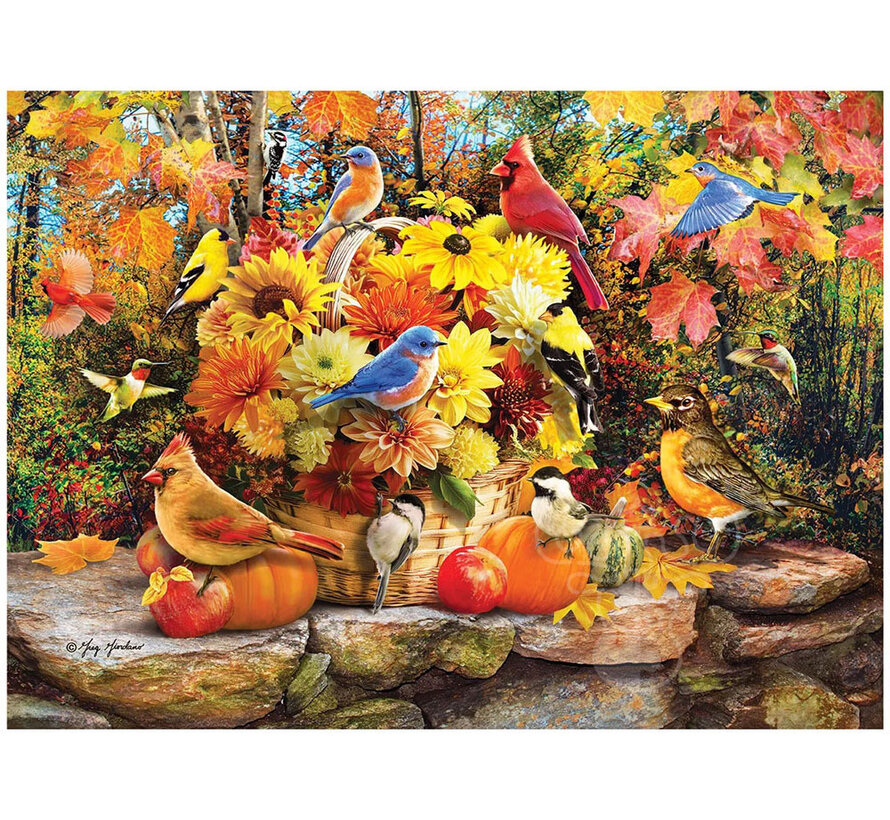 Eurographics Giordano: Fall Birds XL Family Puzzle 300pcs
