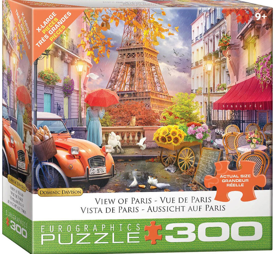 Eurographics Kateryna: View of Paris Party XL Family Puzzle 300pcs