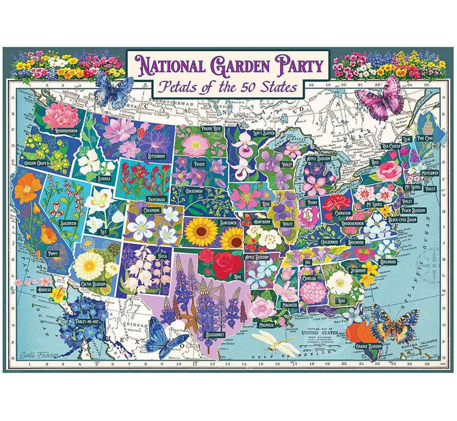 Eurographics Fraser: National Garden Party XL Family Puzzle 300pcs