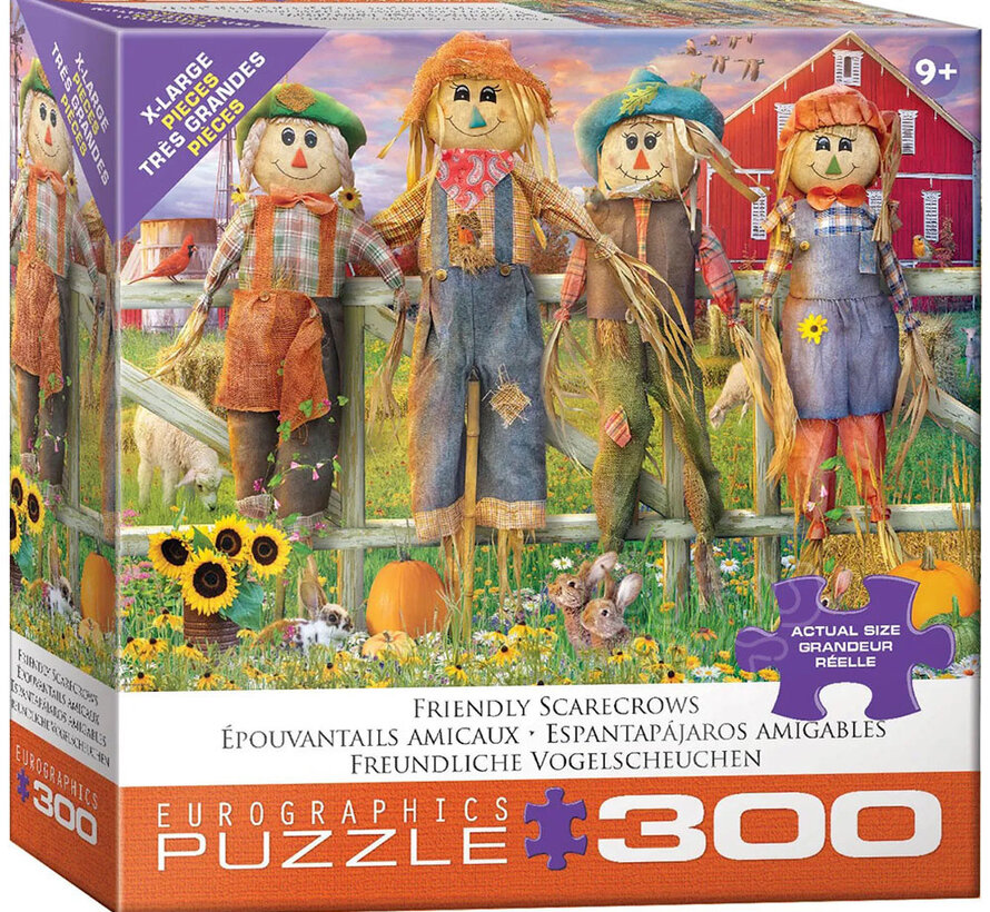 Eurographics Eduoard: Friendly Scarecrows XL Family Puzzle 300pcs