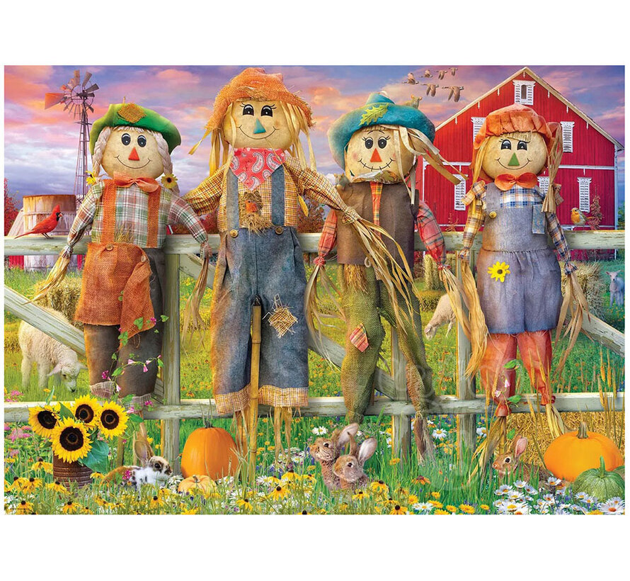 Eurographics Eduoard: Friendly Scarecrows XL Family Puzzle 300pcs
