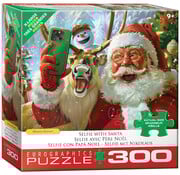 Eurographics Eurographics Steward: Selfie with Santa XL Family Puzzle 300pcs