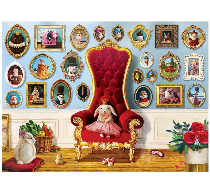 Eurographics Heffernan: Princess Bunny Large Pieces Family Puzzle 500pcs
