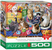 Eurographics Eurographics Farley: Kittens Playtime Large Pieces Family Puzzle 500pcs