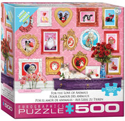 Eurographics Eurographics Kate: For the Love of Animals Large Pieces Family Puzzle 500pcs