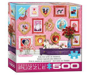 EuroGraphics 6000-0789 - Puzzle Carte deurope 1000 pièces