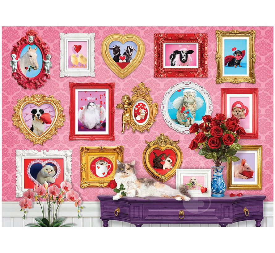 Eurographics Kate: For the Love of Animals Large Pieces Family Puzzle 500pcs