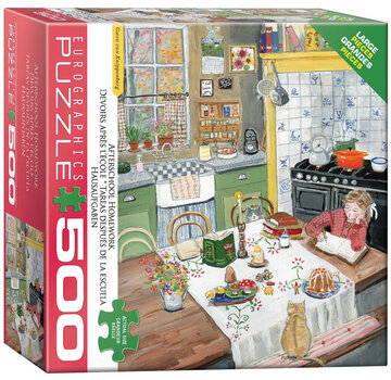 Eurographics Eurographics van Knippenberg: Afterschool Homework Large Pieces Family Puzzle 500pcs