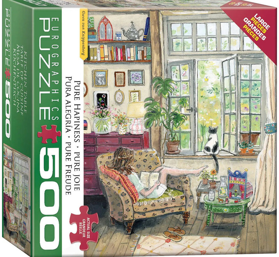 Eurographics van Knippenberg: Pure Happiness Large Pieces Family Puzzle 500pcs