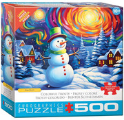 Eurographics Eurographics Heere: Colorful Frosty Large Pieces Family Puzzle 500pcs